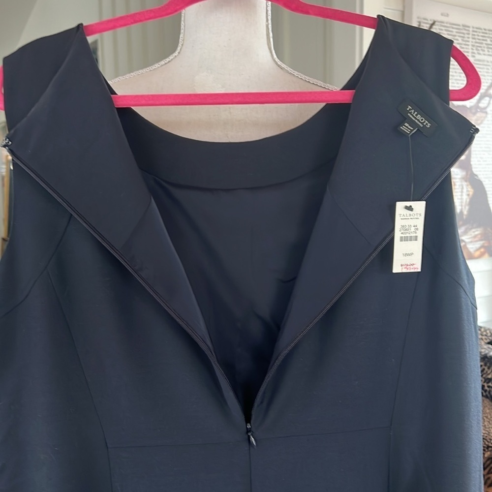 Classic Navy Shift Dress from Talbots Woman - Picture 6 of 9